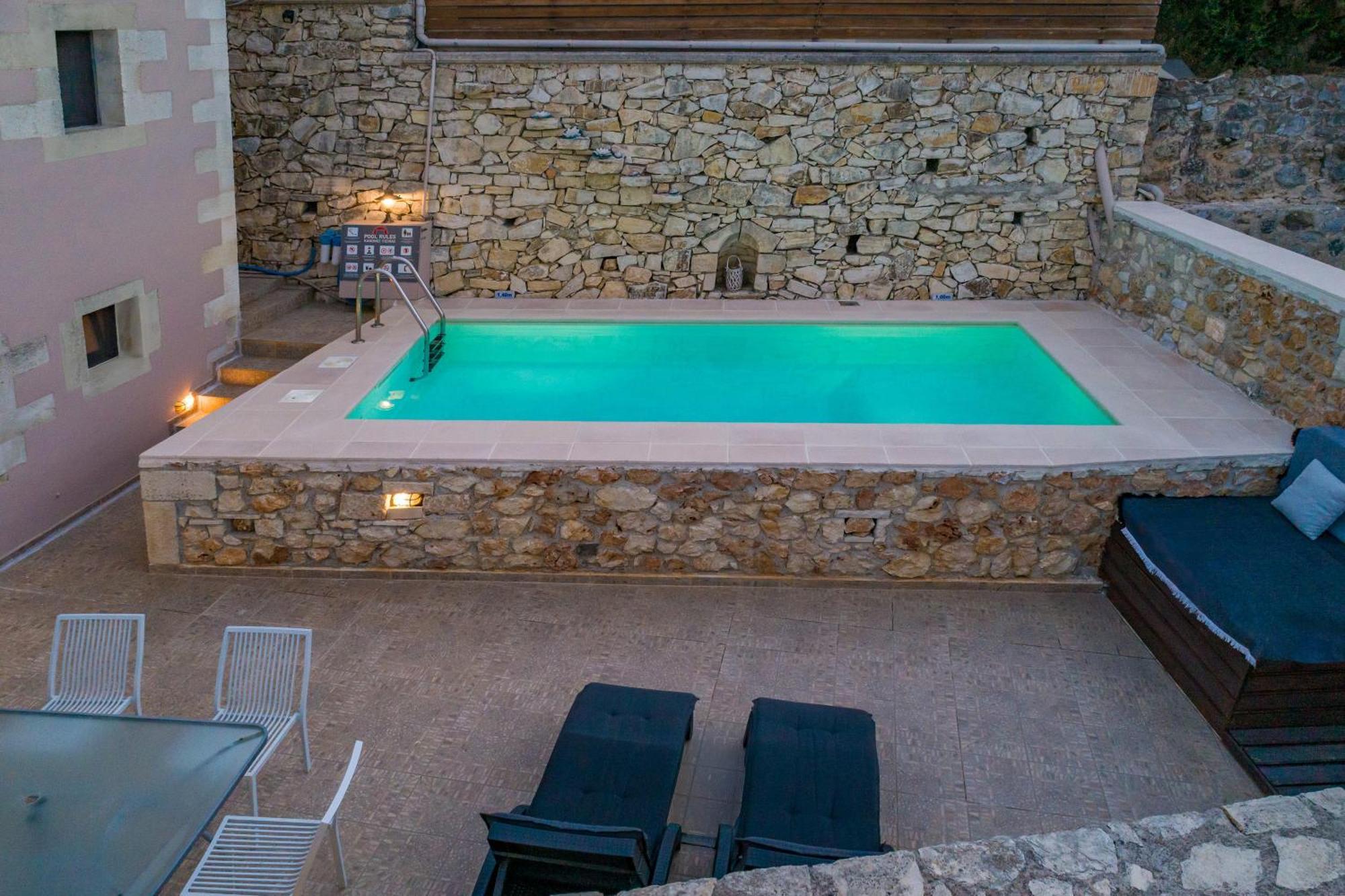 Olga'S Filoxenia - Villa Aladanos-Private Pool And Heated Jacuzzi Makhairoí Esterno foto