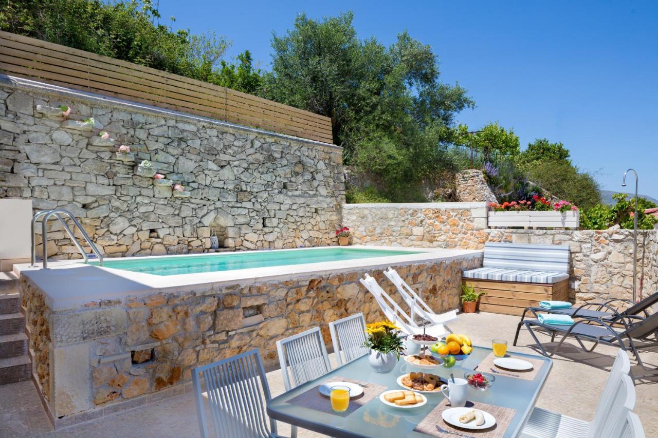 Olga'S Filoxenia - Villa Aladanos-Private Pool And Heated Jacuzzi Makhairoí Esterno foto